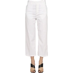 CROPPED FIT JEANS