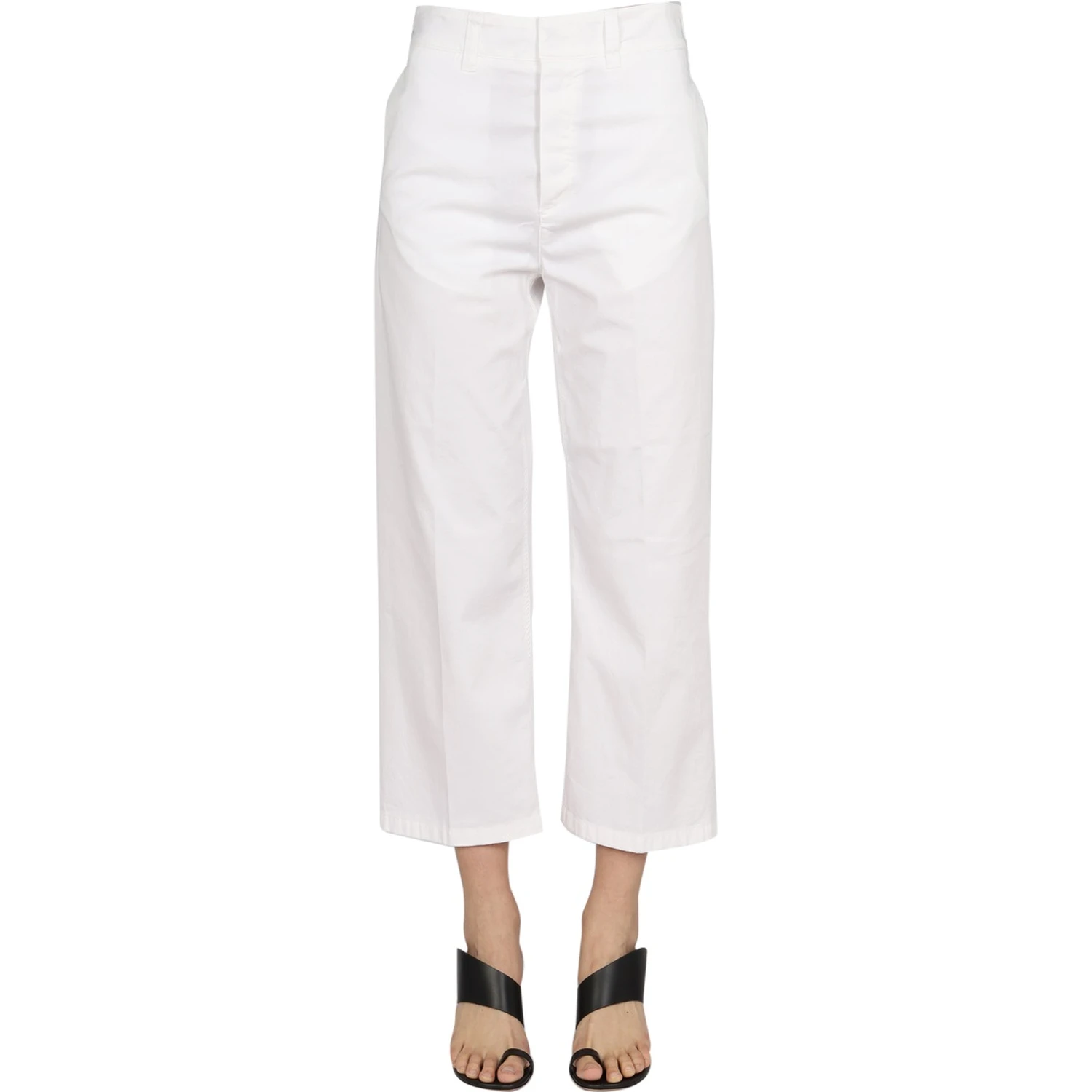 CROPPED FIT JEANS