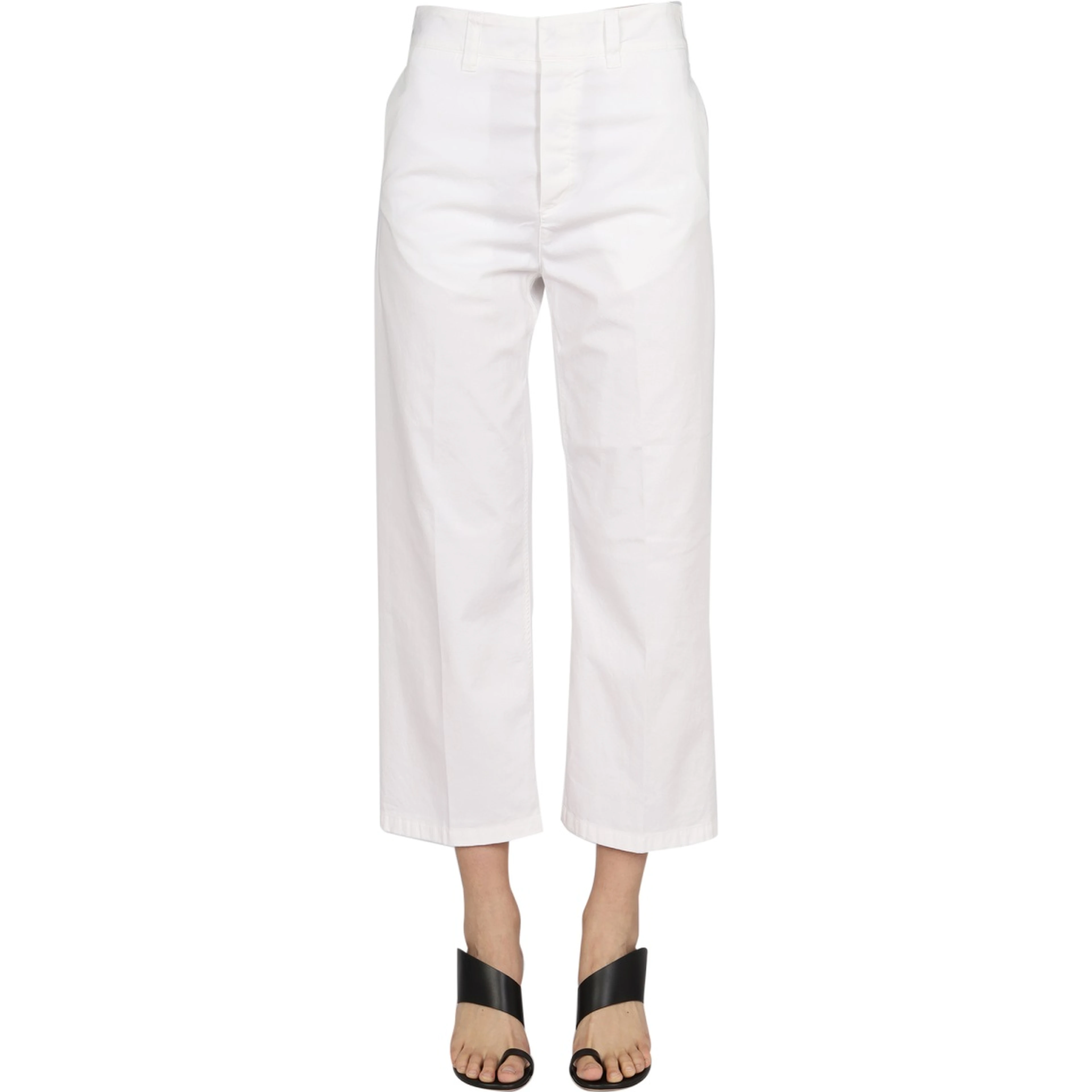 CROPPED FIT JEANS