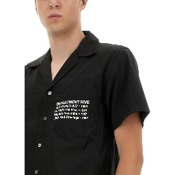 HAWAIIAN SHIRT WITH LOGO PRINT