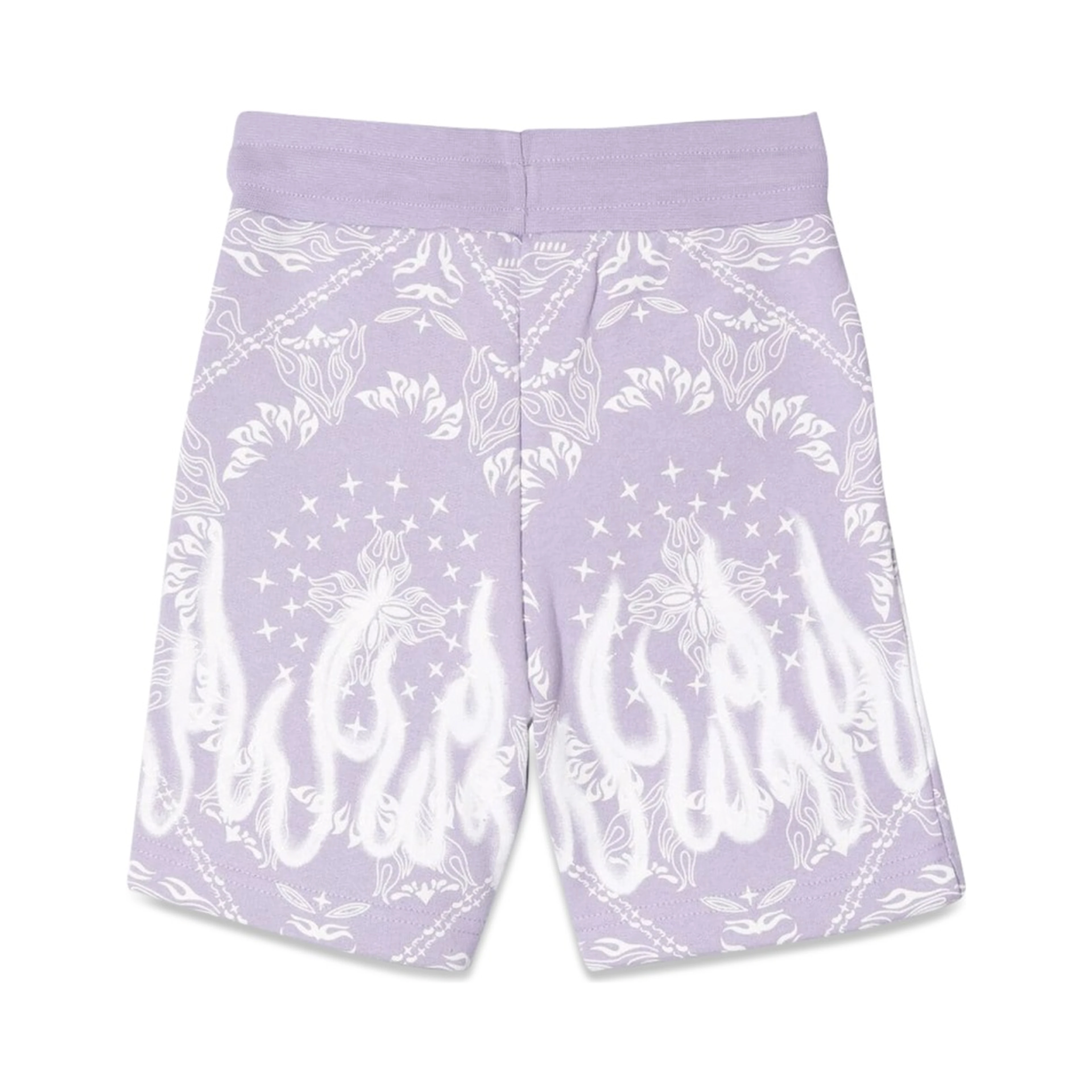 LILAC SHORTS KIDS WITH BANDANA PRINT