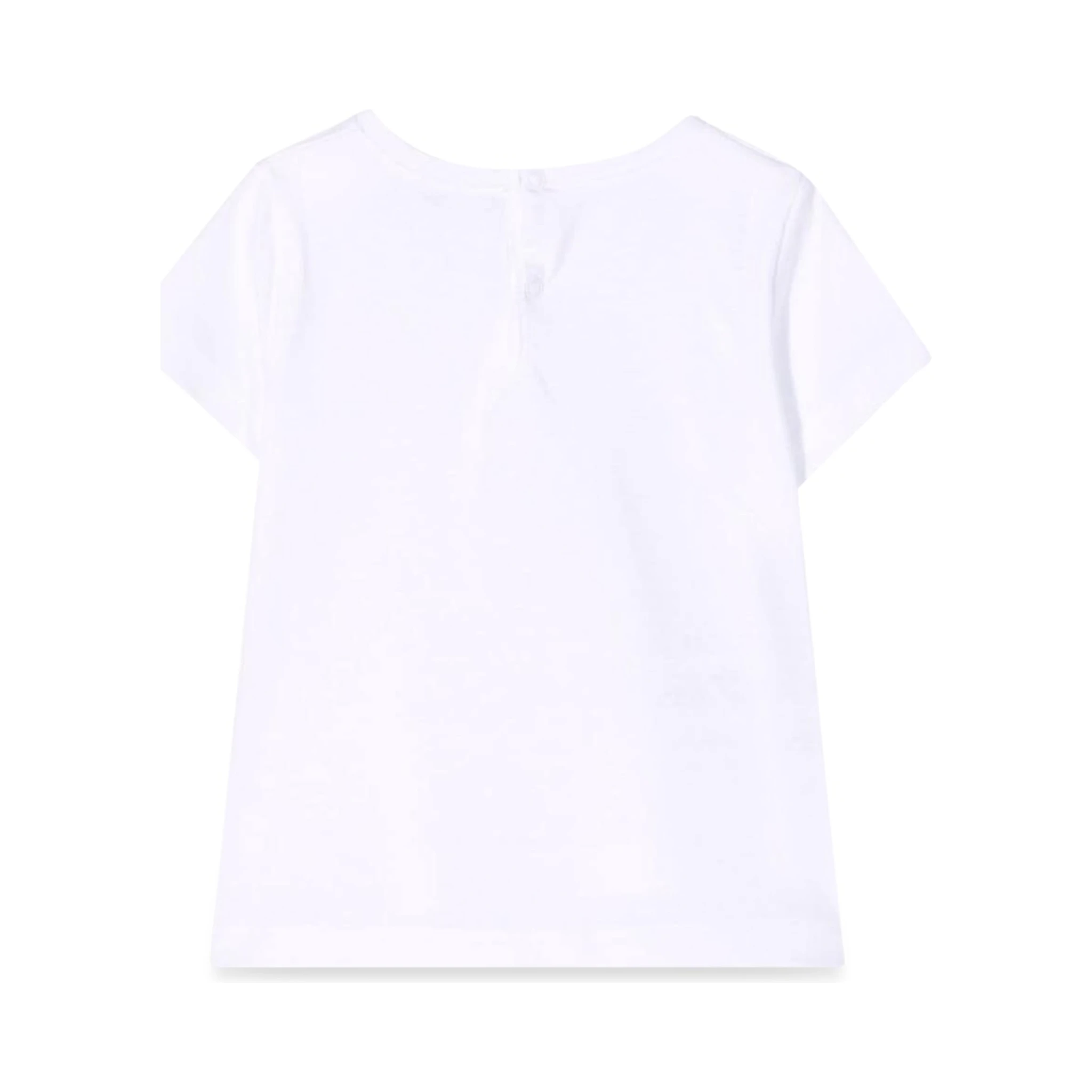 T-SHIRT M/SHORT WHITE/LILAC