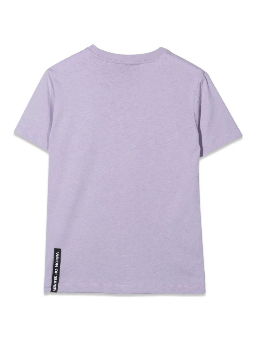 LILAC KIDS T-SHIRT WITH TONGUE PRINT