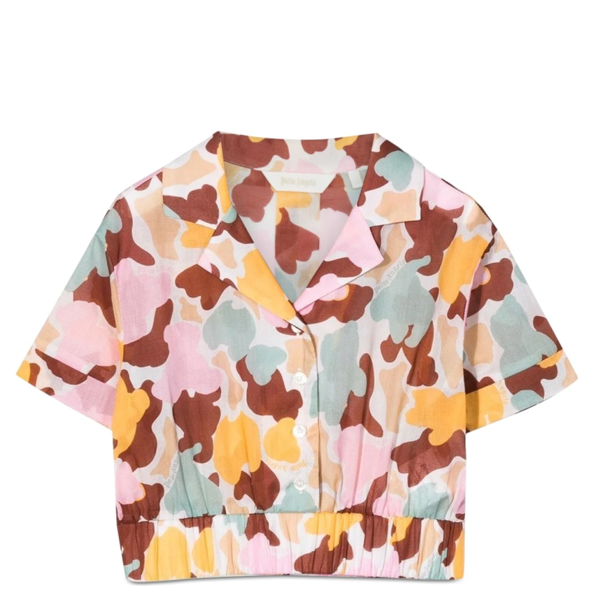 CROPPED SHIRT AOP CAMU