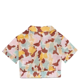 CROPPED SHIRT AOP CAMU