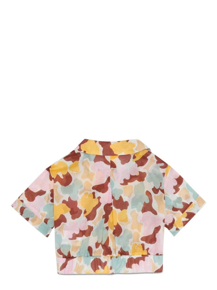 CROPPED SHIRT AOP CAMU alternative