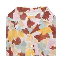 CROPPED SHIRT AOP CAMU