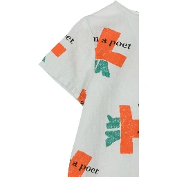 I'M A POET ALL OVER WOVEN PLAYSUIT