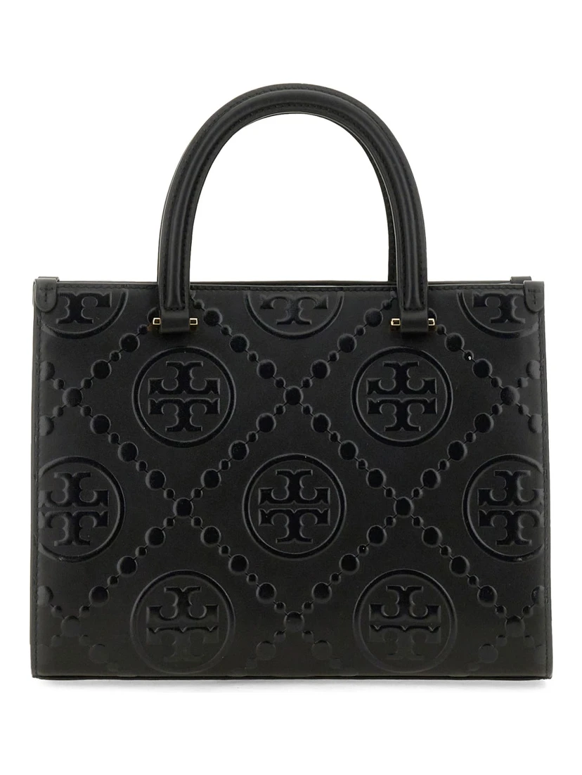 "T MONOGRAM" HANDBAG