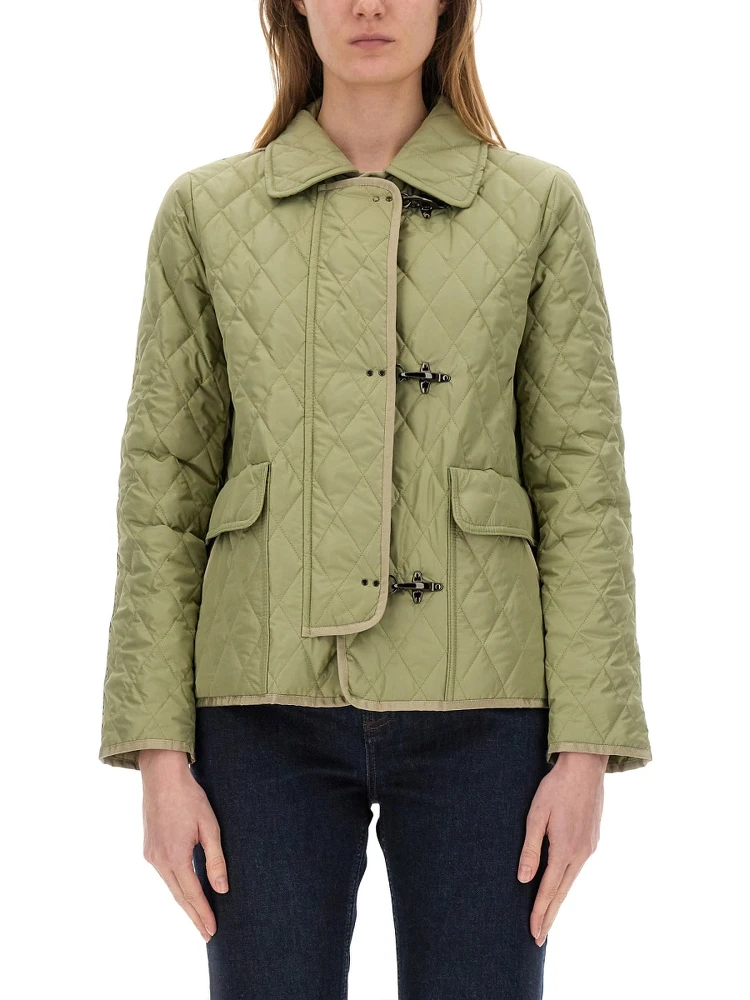 3-HOOK NYLON QUILTED JACKET