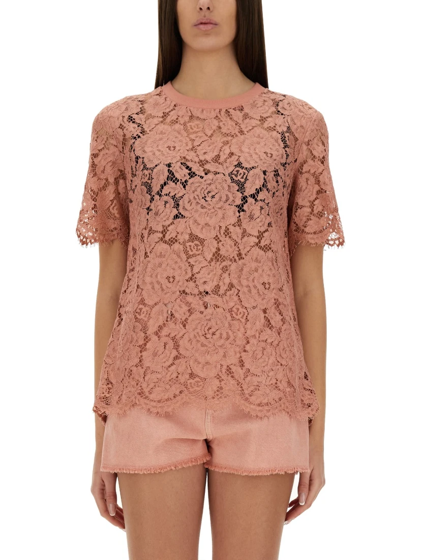 CORDONETTO LACE T-SHIRT