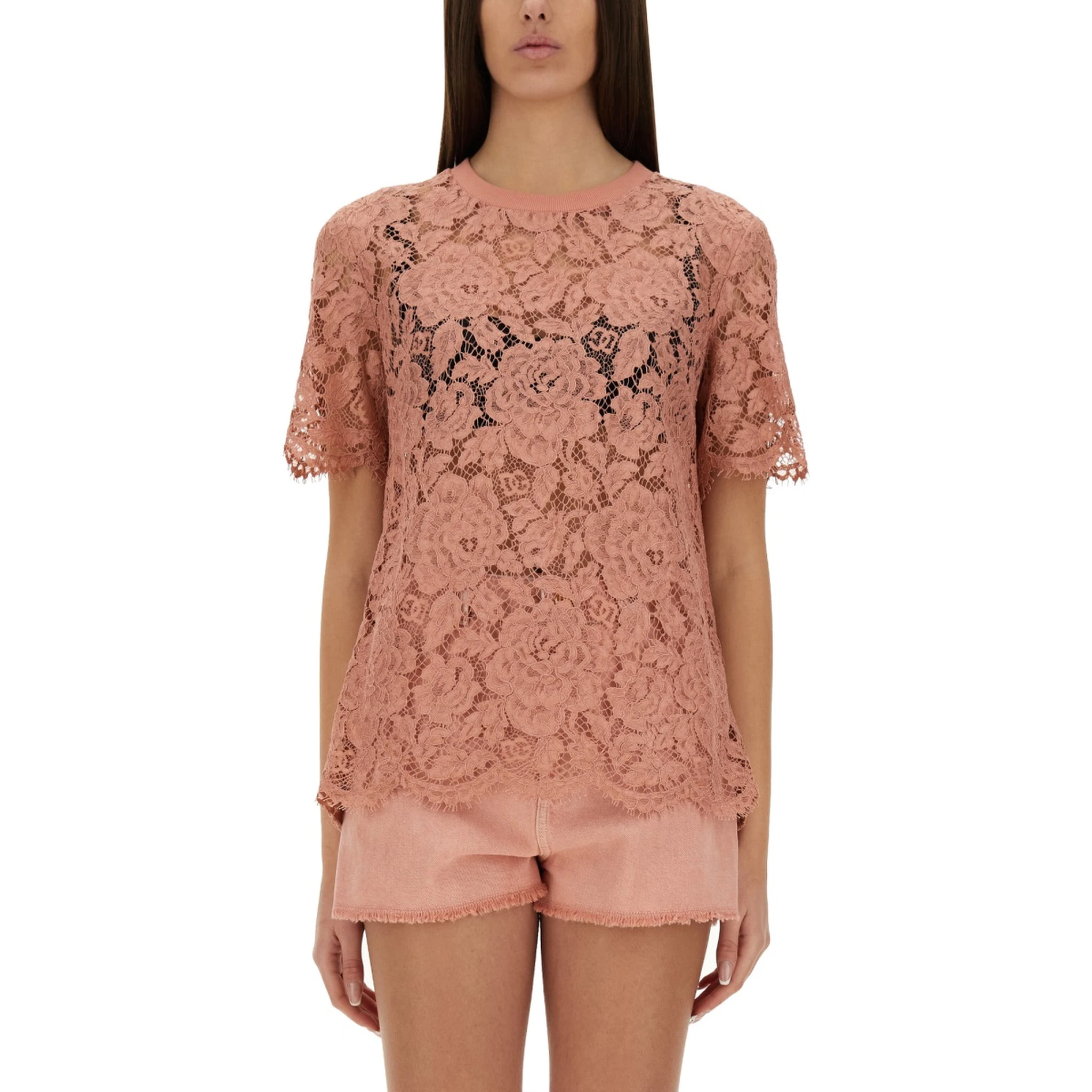 CORDONETTO LACE T-SHIRT