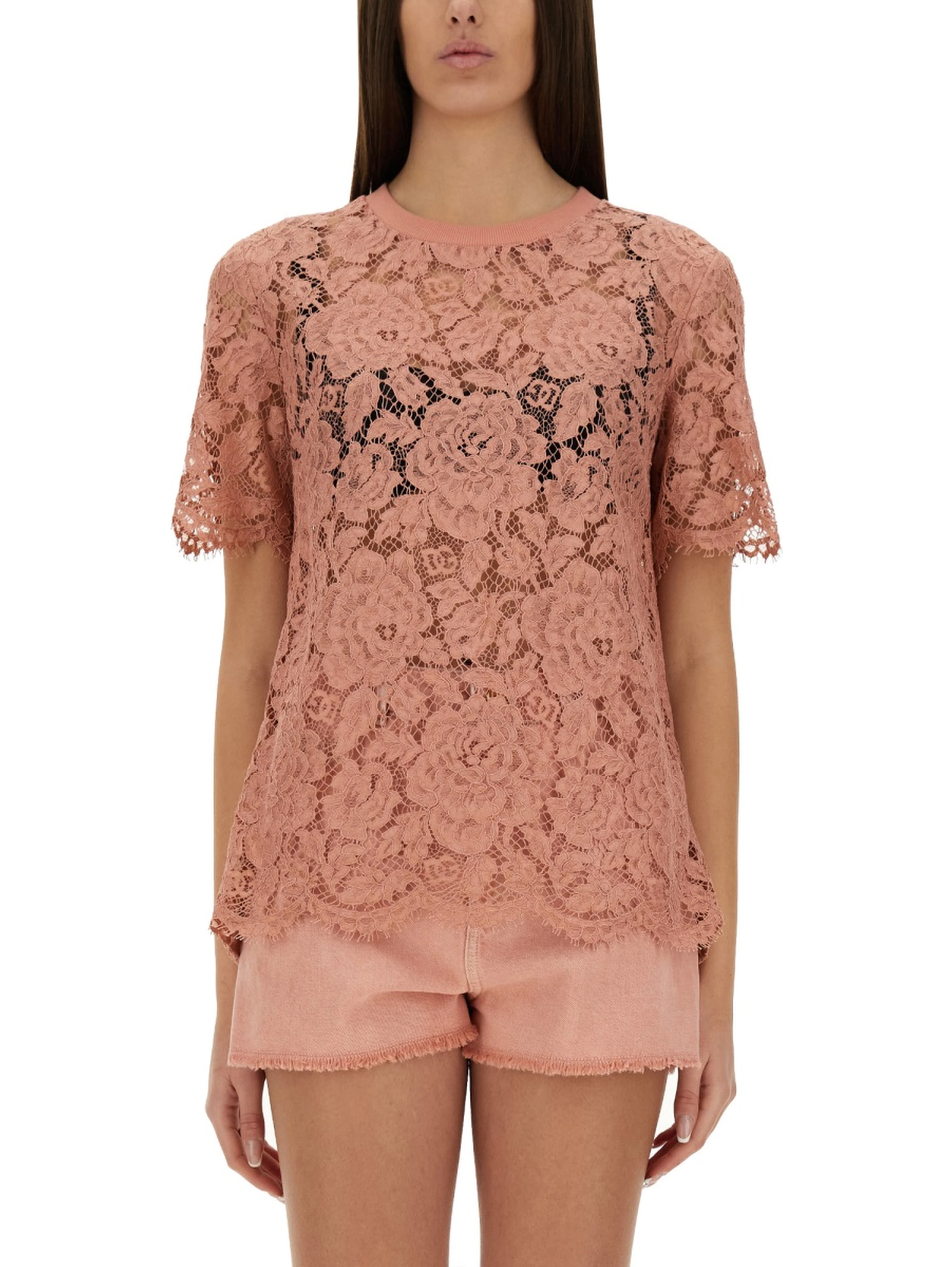 CORDONETTO LACE T-SHIRT