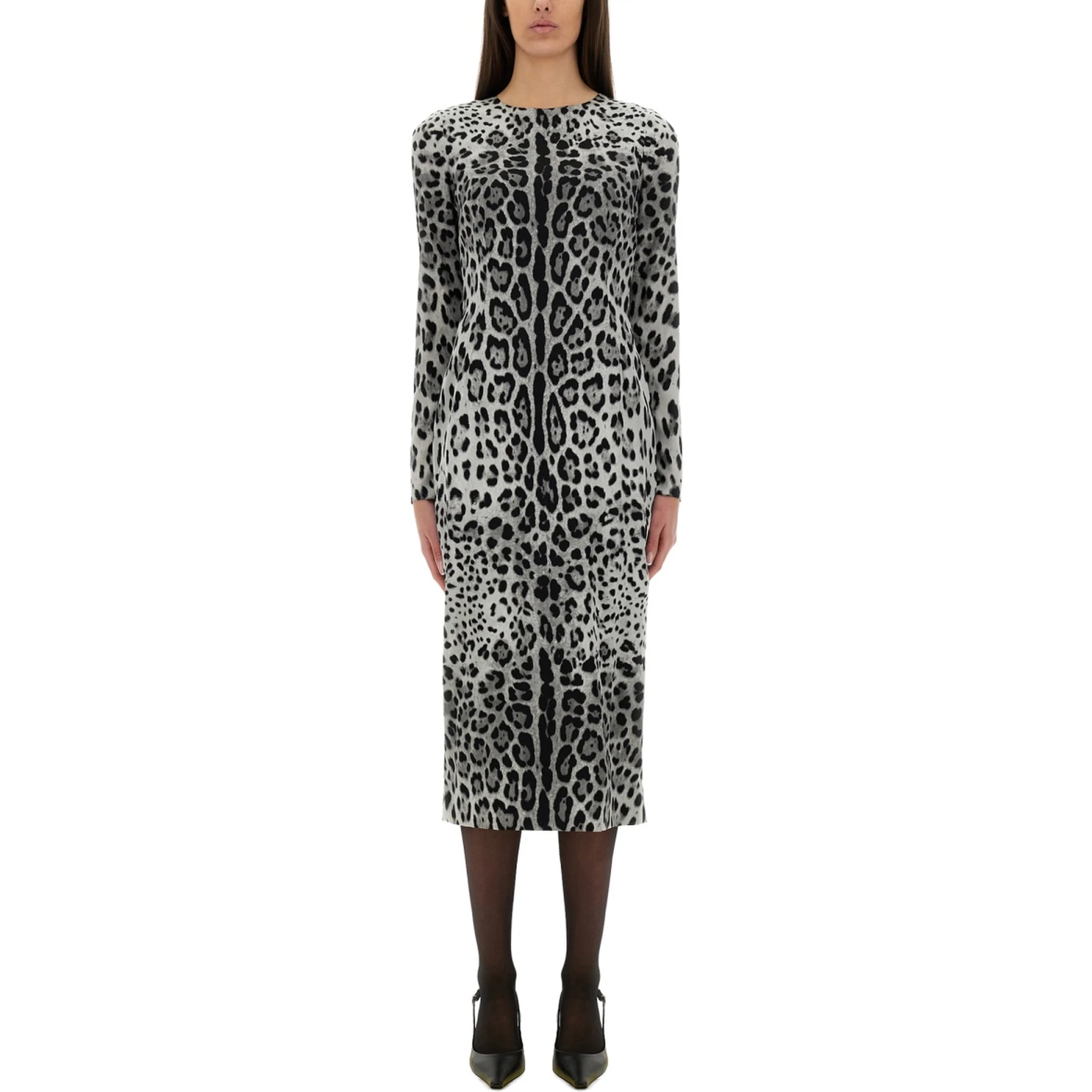 CHARMEUSE SHEATH LONGUETTE DRESS