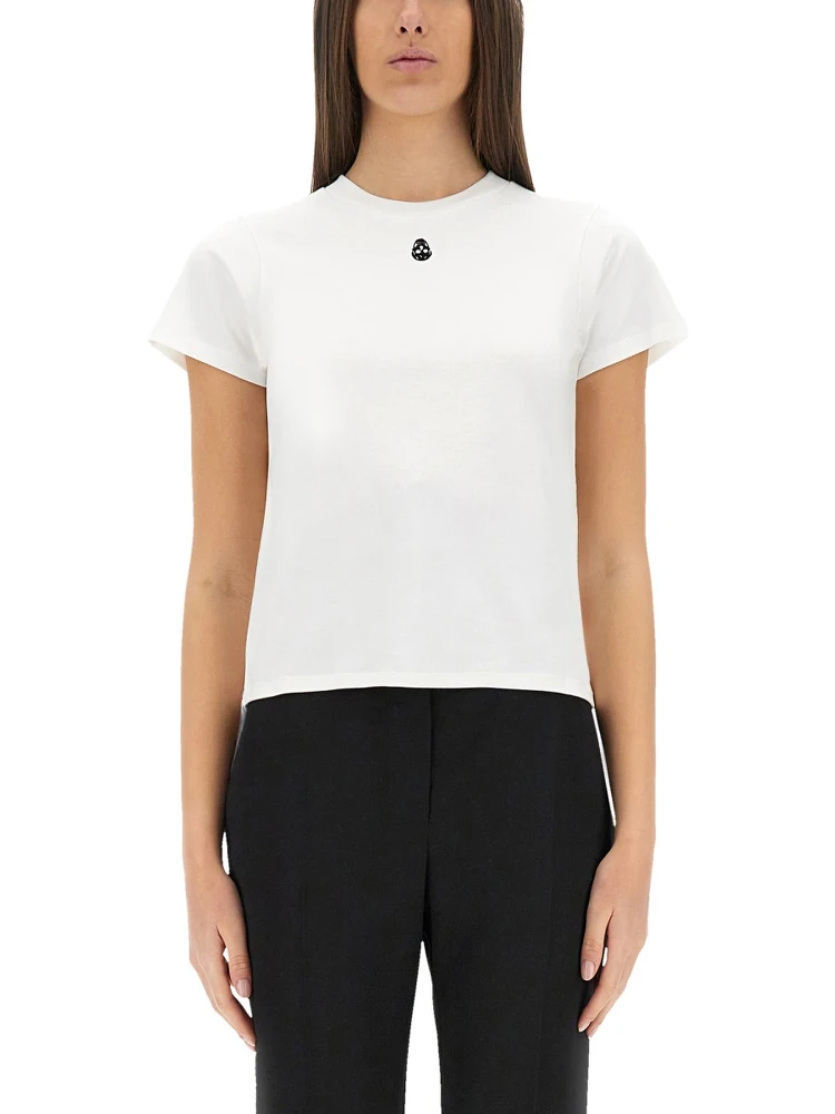 T-SHIRT WITH "SKULL" EMBROIDERY