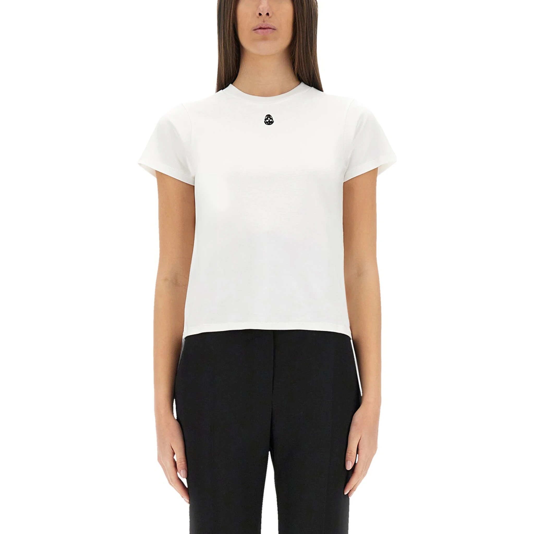 T-SHIRT WITH "SKULL" EMBROIDERY