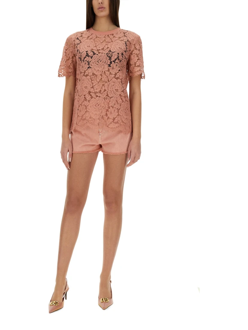 CORDONETTO LACE T-SHIRT