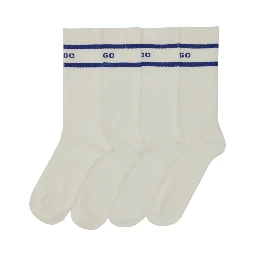 SET OF TWO SOCKS WITH LOGO