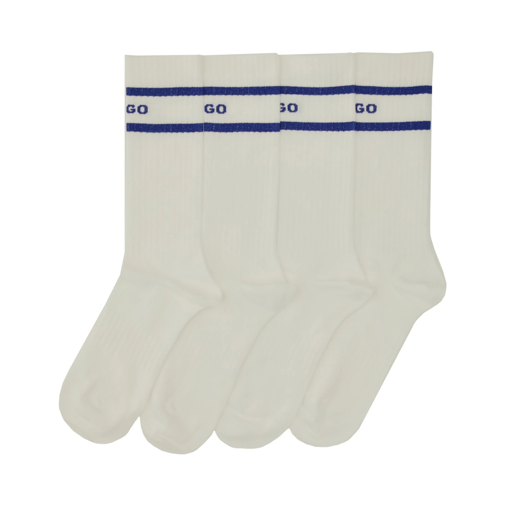 SET OF TWO SOCKS WITH LOGO