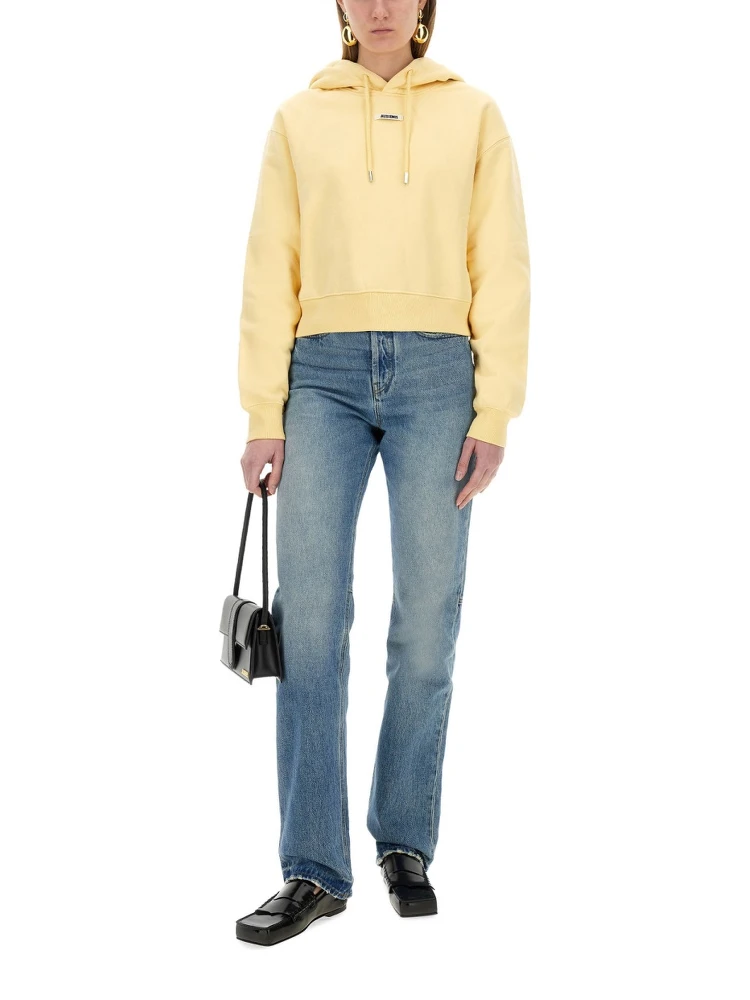 "THE SWEATSHIRT" WITH GROSGRAIN HOOD alternative