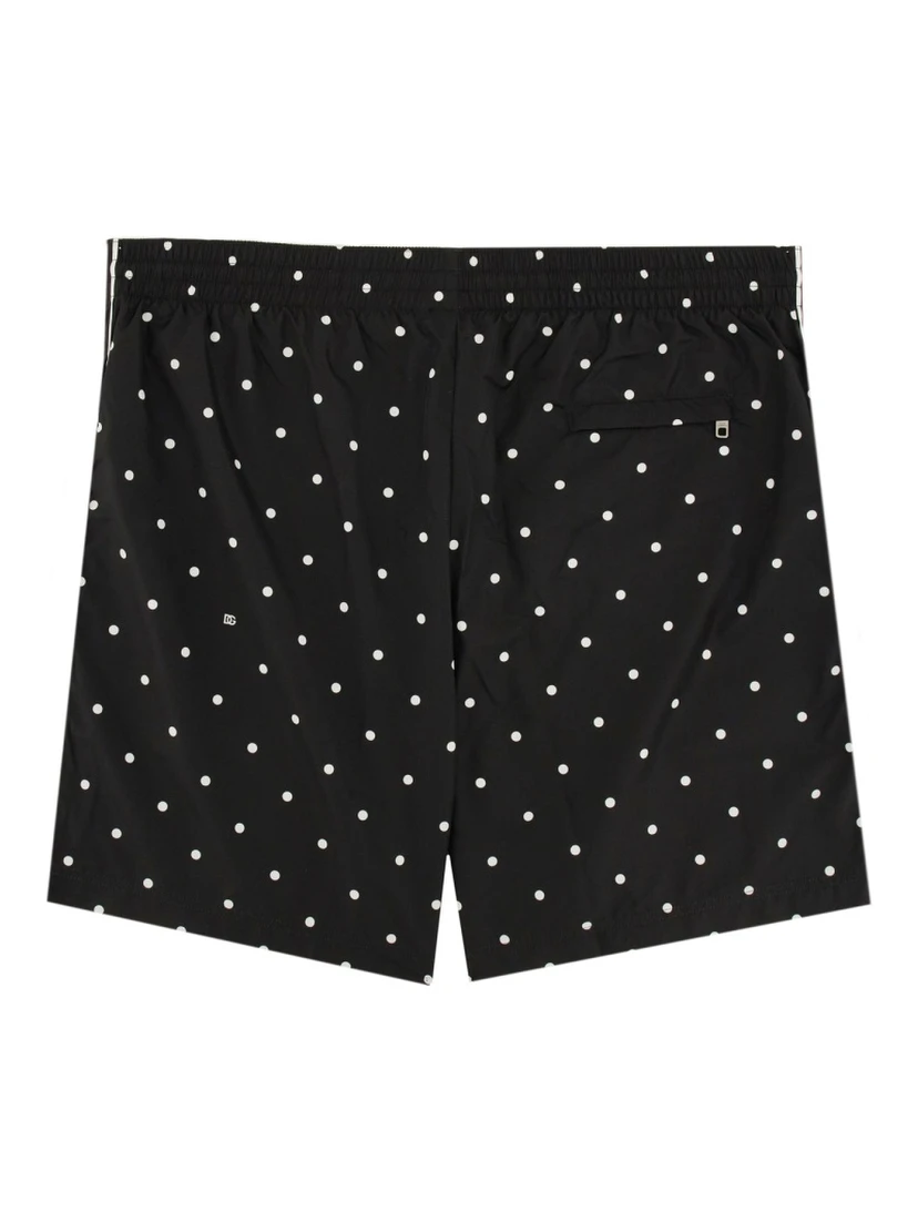 POLKA DOT PRINT SWIMSUIT