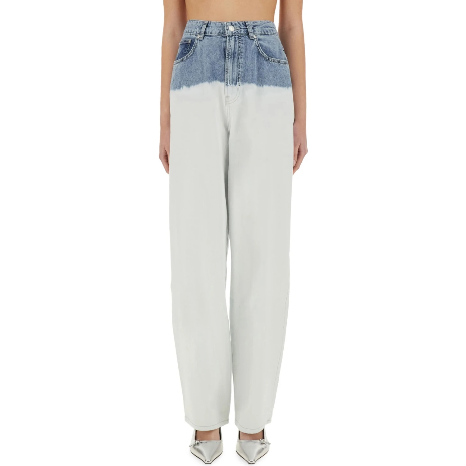 TWO-COLOUR JEANS