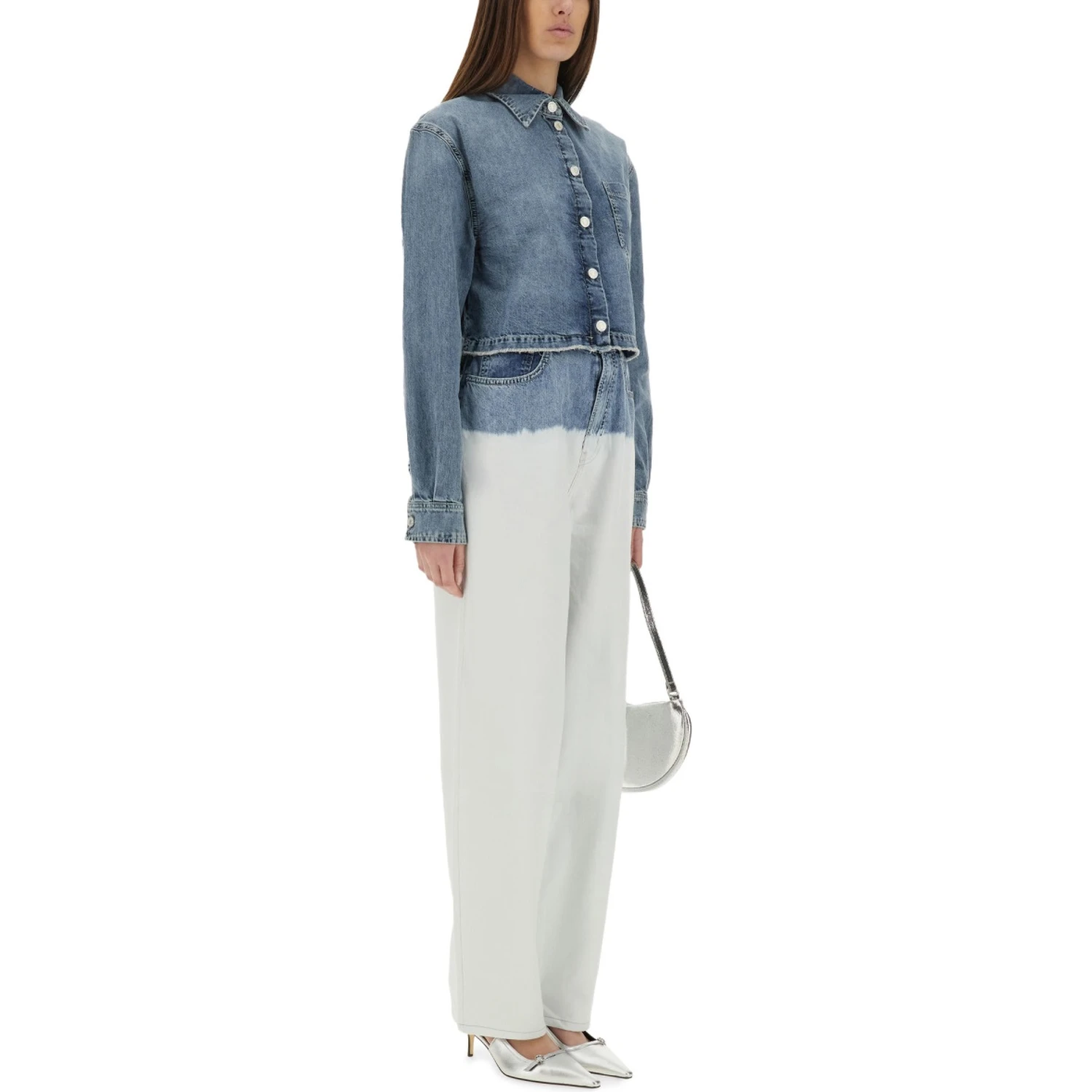 TWO-COLOUR JEANS