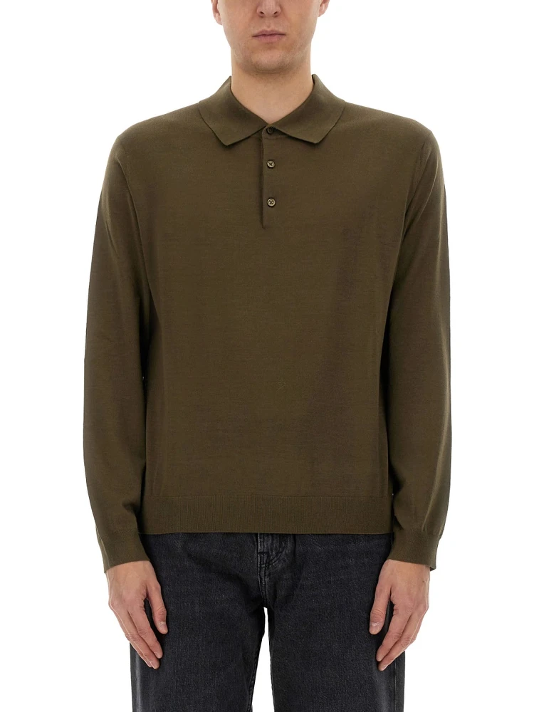 WOOL POLO SHIRT