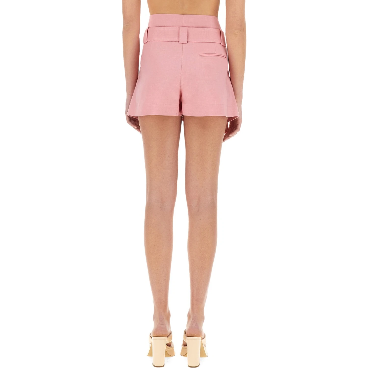 BELTED SHORTS
