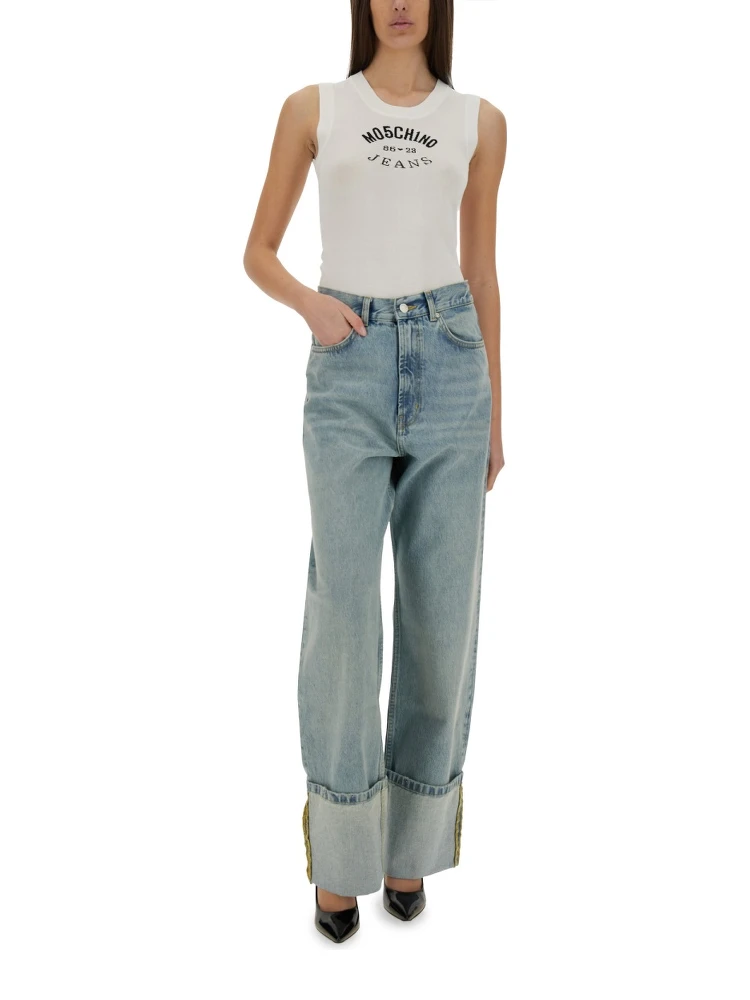 KNIT TOP WITH INLAY LOGO alternative