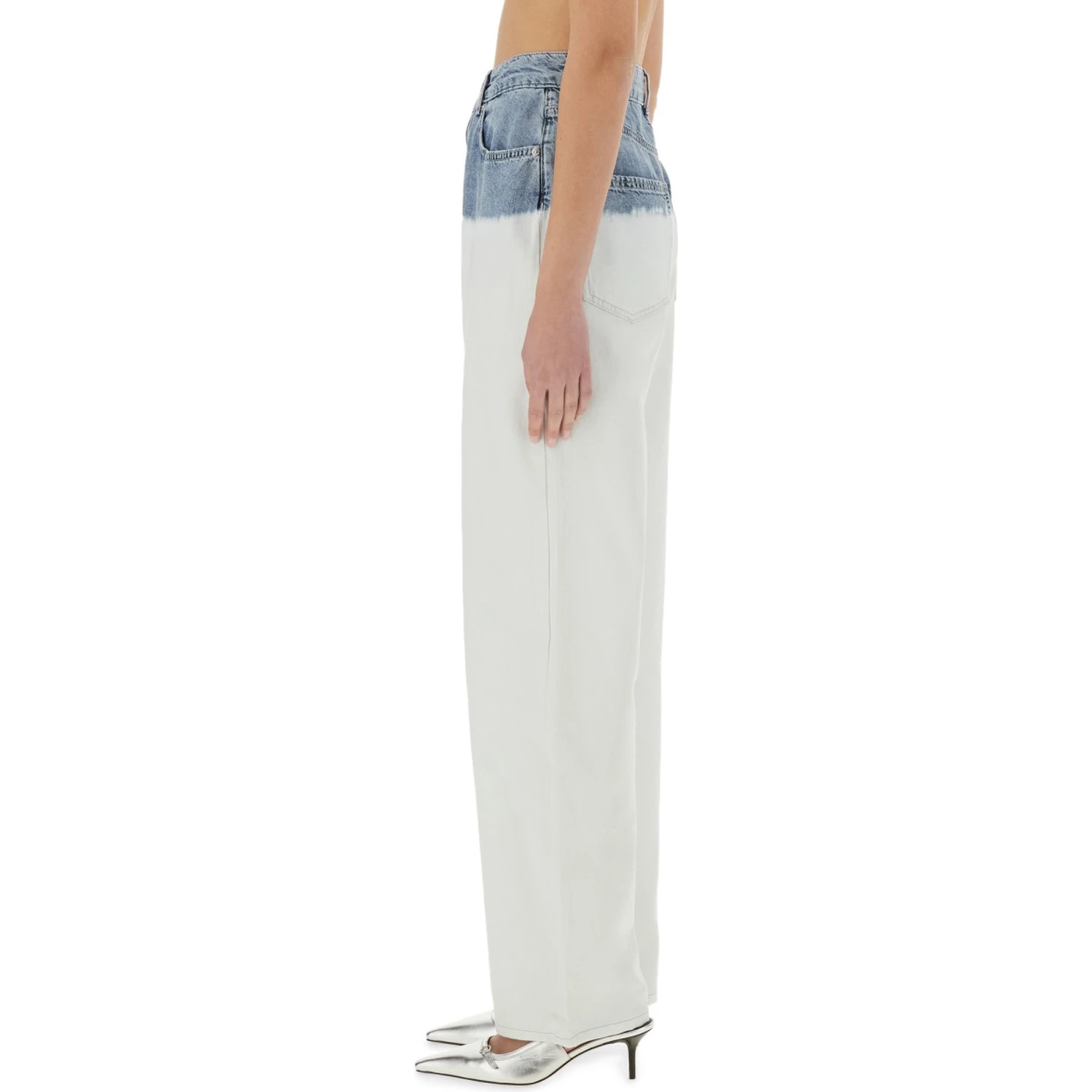 TWO-COLOUR JEANS