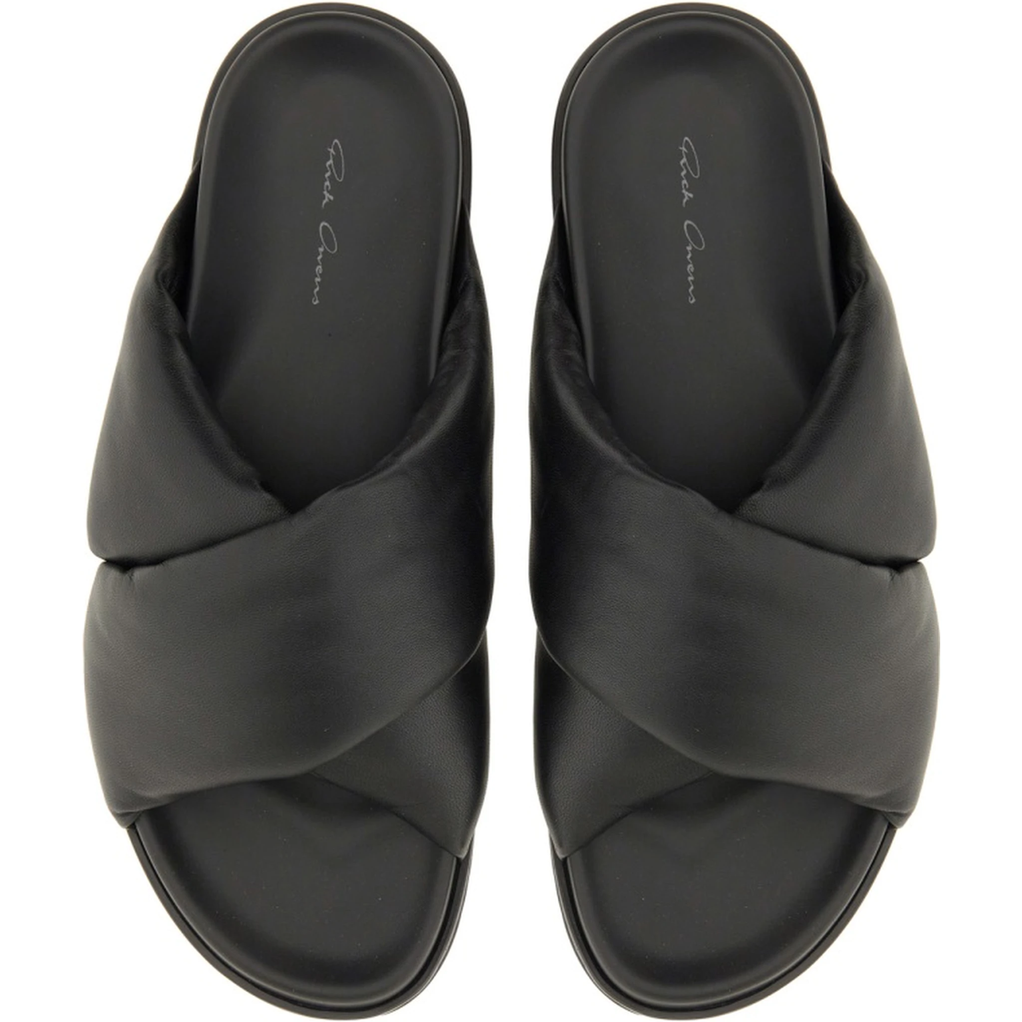 LEATHER SLIDE SANDAL