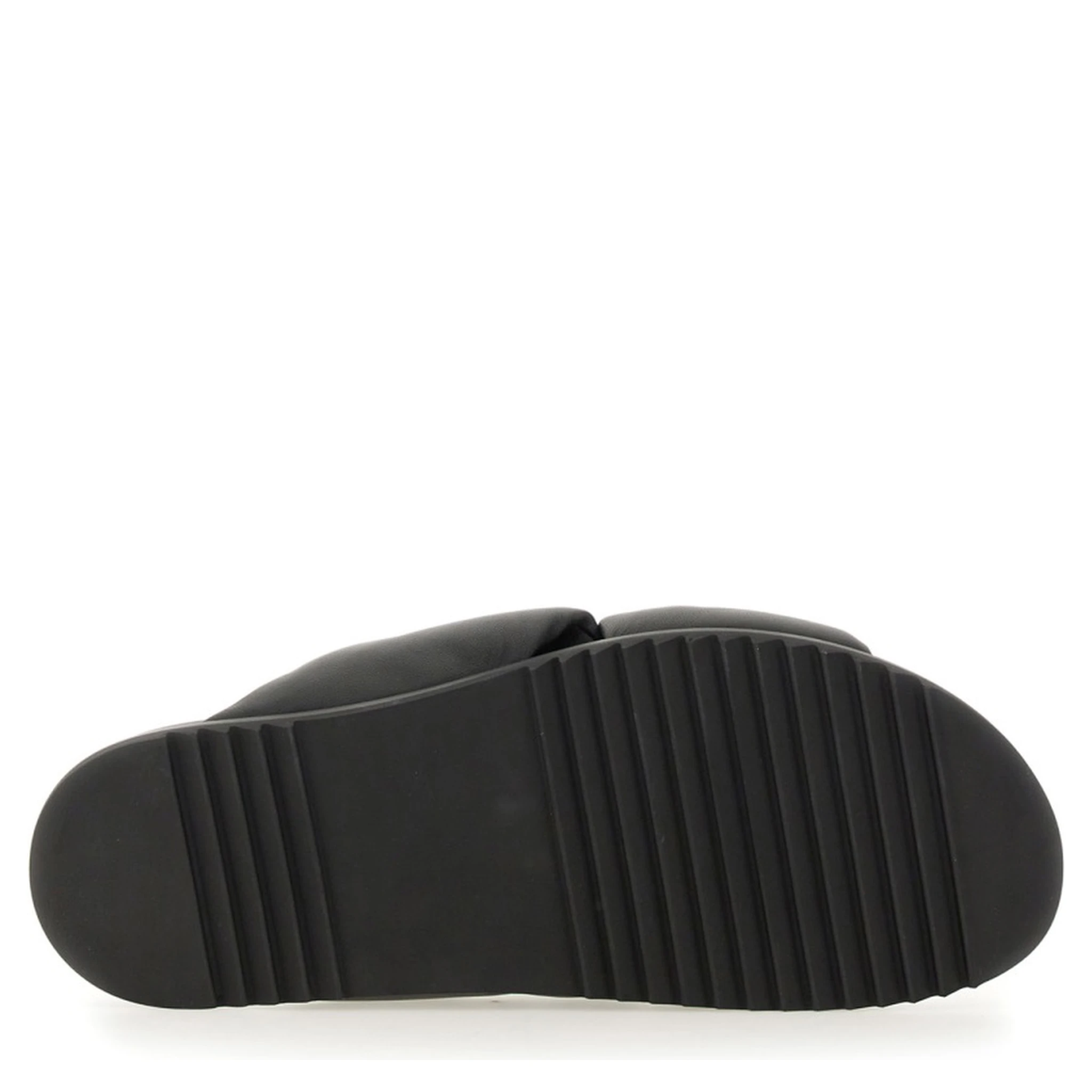 LEATHER SLIDE SANDAL