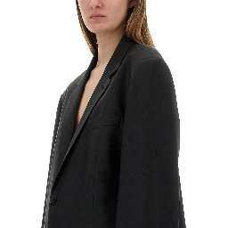 WOOL AND MOHAIR BLAZER