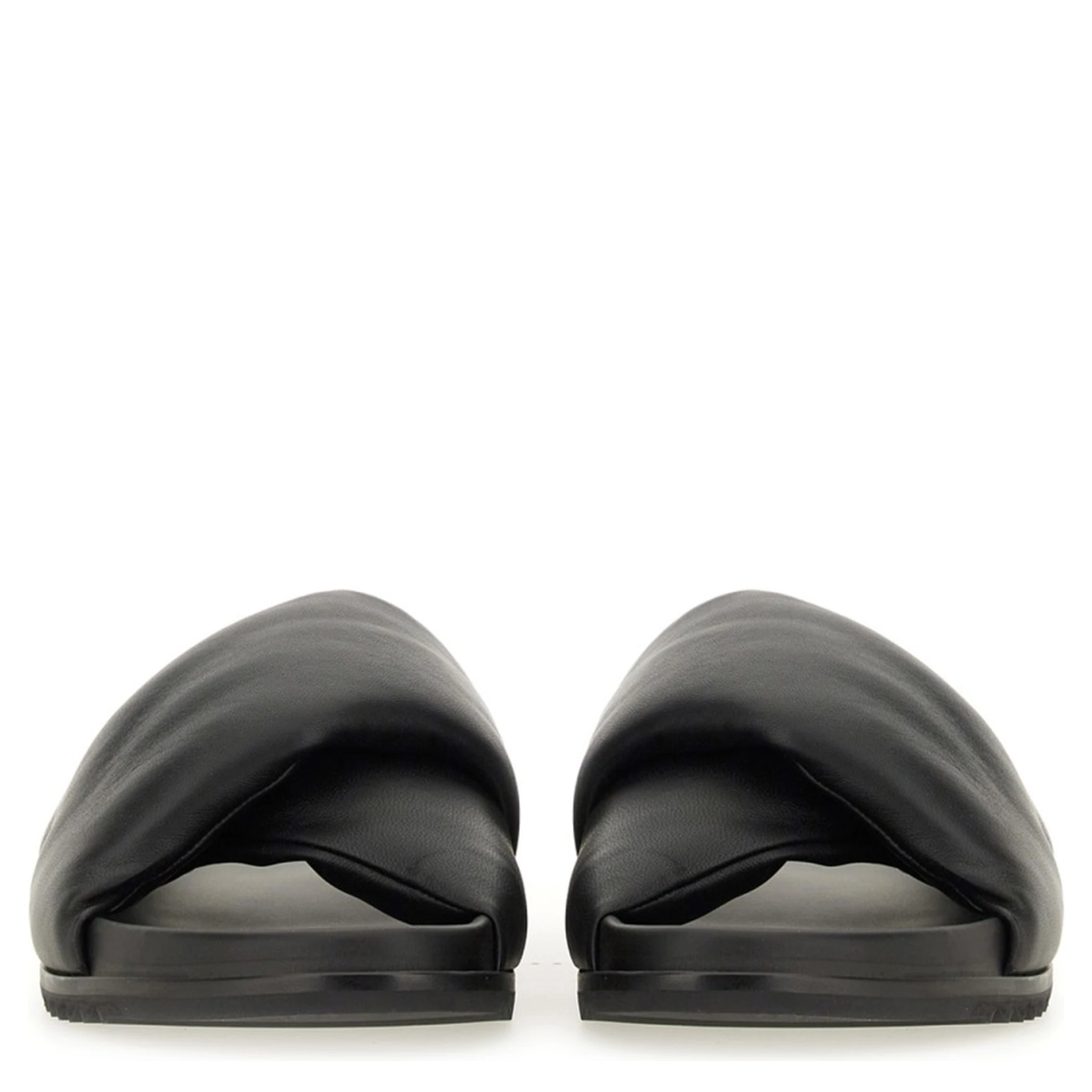 LEATHER SLIDE SANDAL