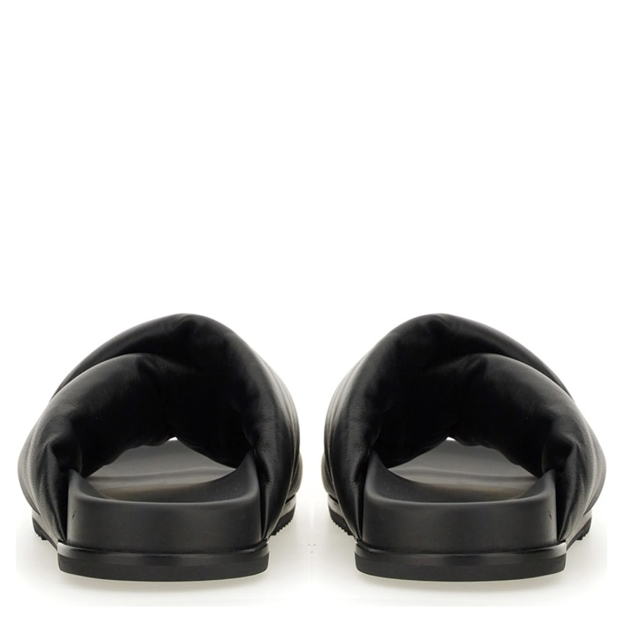 LEATHER SLIDE SANDAL