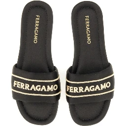 SLIDE SANDAL WITH LOGO