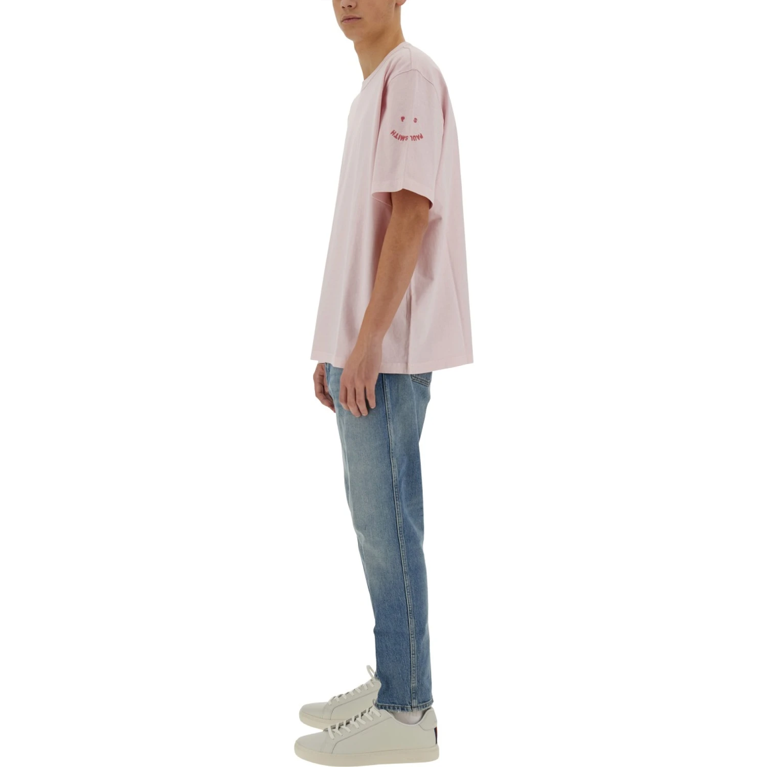 T-SHIRT WITH EMBROIDERY PS HAPPY