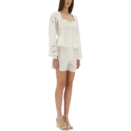 UPCYCLED LINEN SHORTS