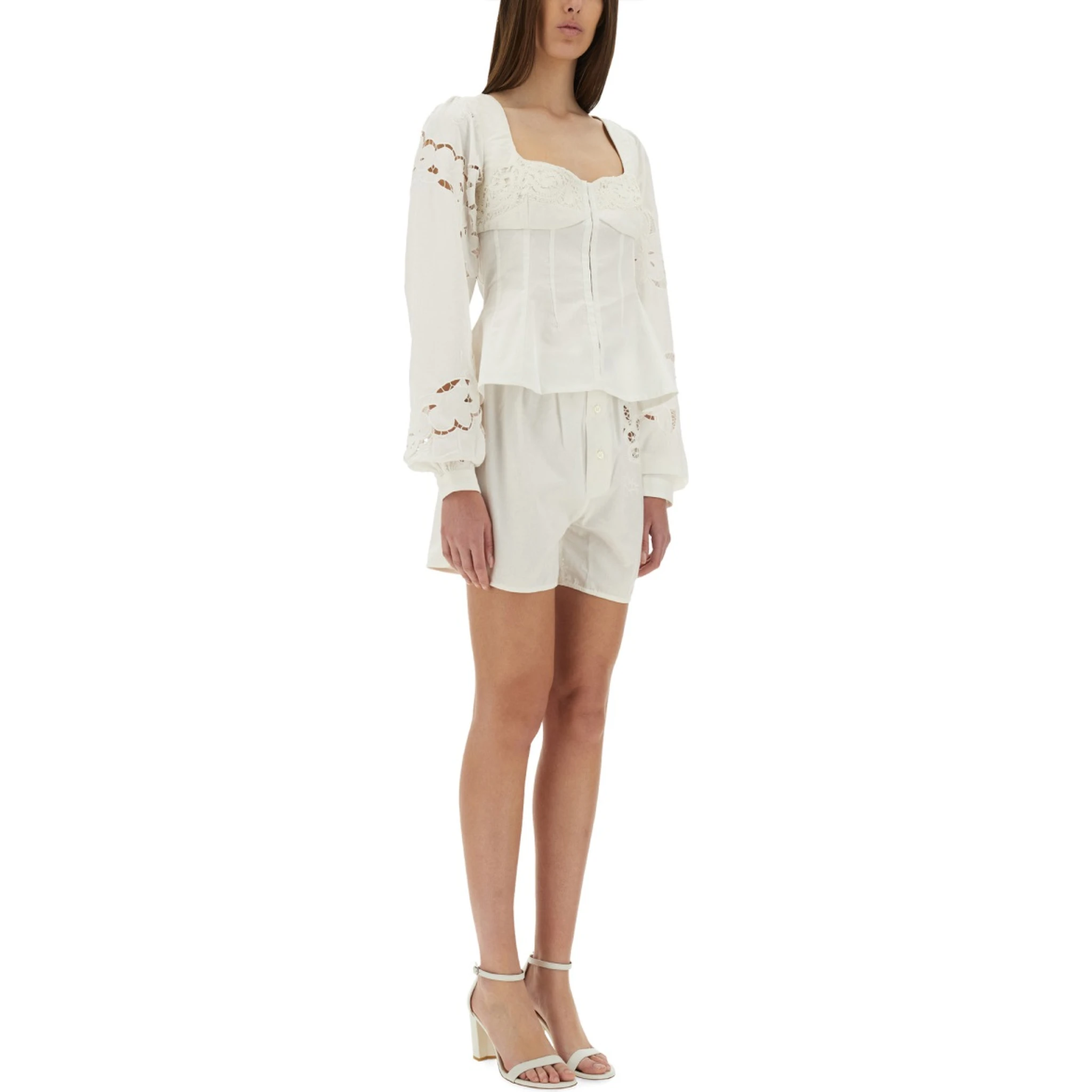 UPCYCLED LINEN SHORTS