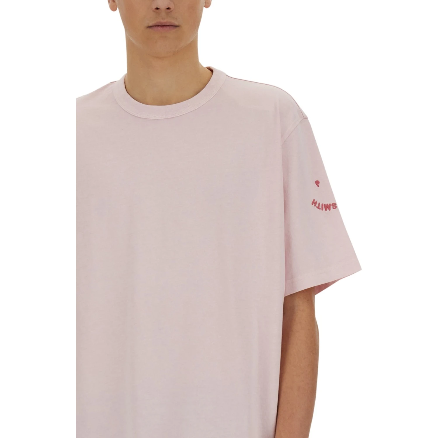 T-SHIRT WITH EMBROIDERY PS HAPPY