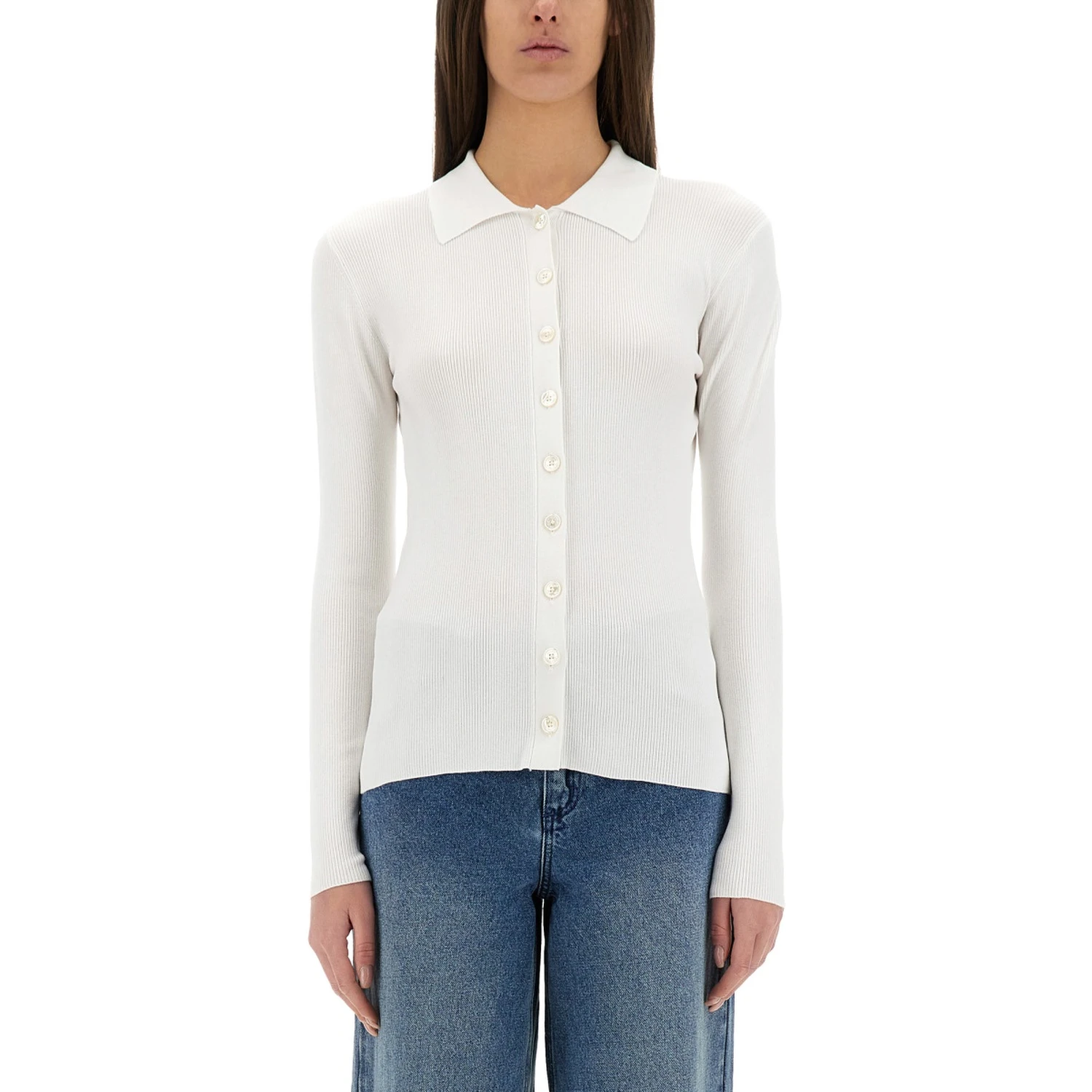 RIBBED CARDIGAN