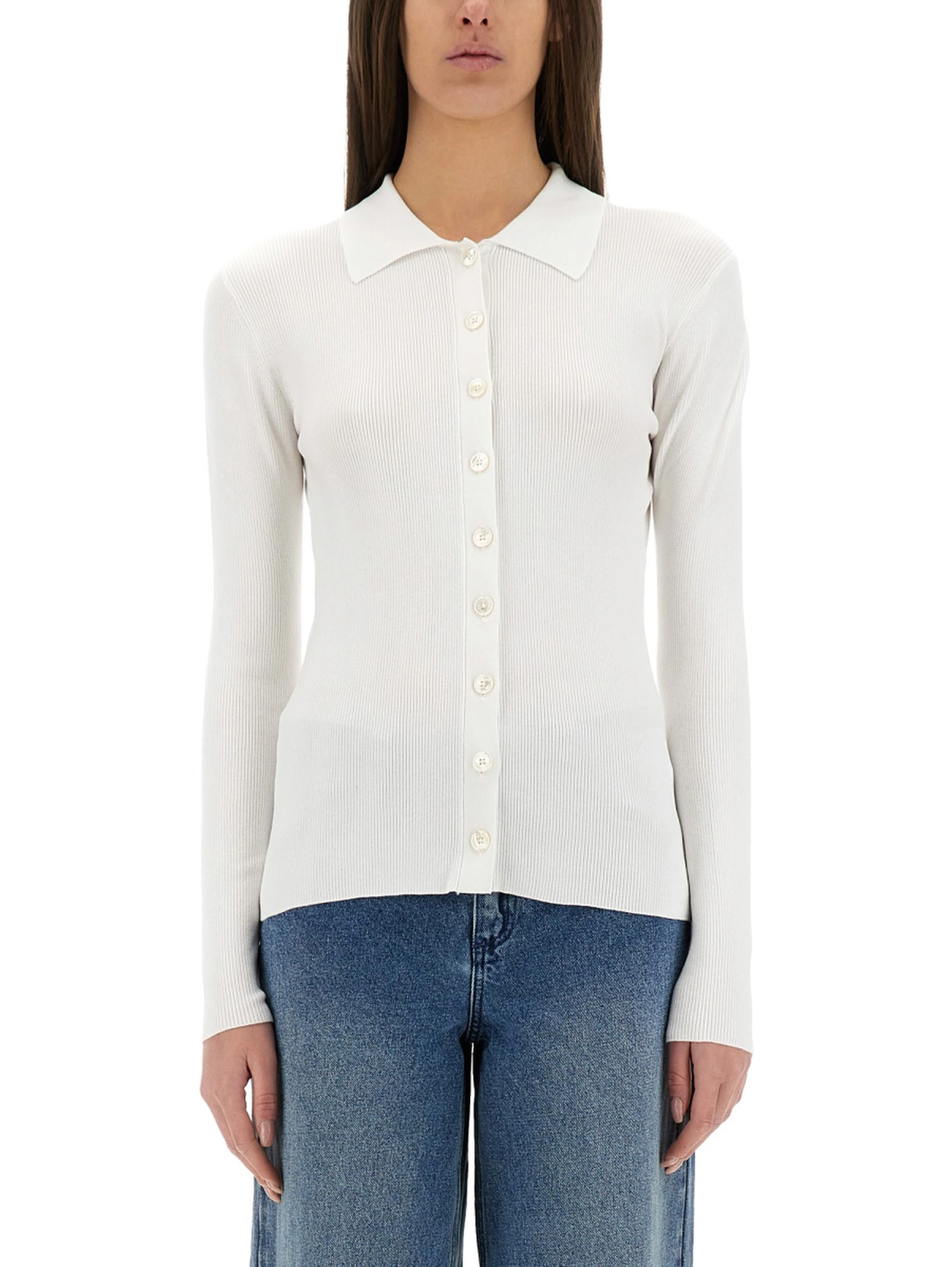 RIBBED CARDIGAN