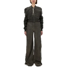 CROPPED BOMBER JACKET "FLIGHT JKT"