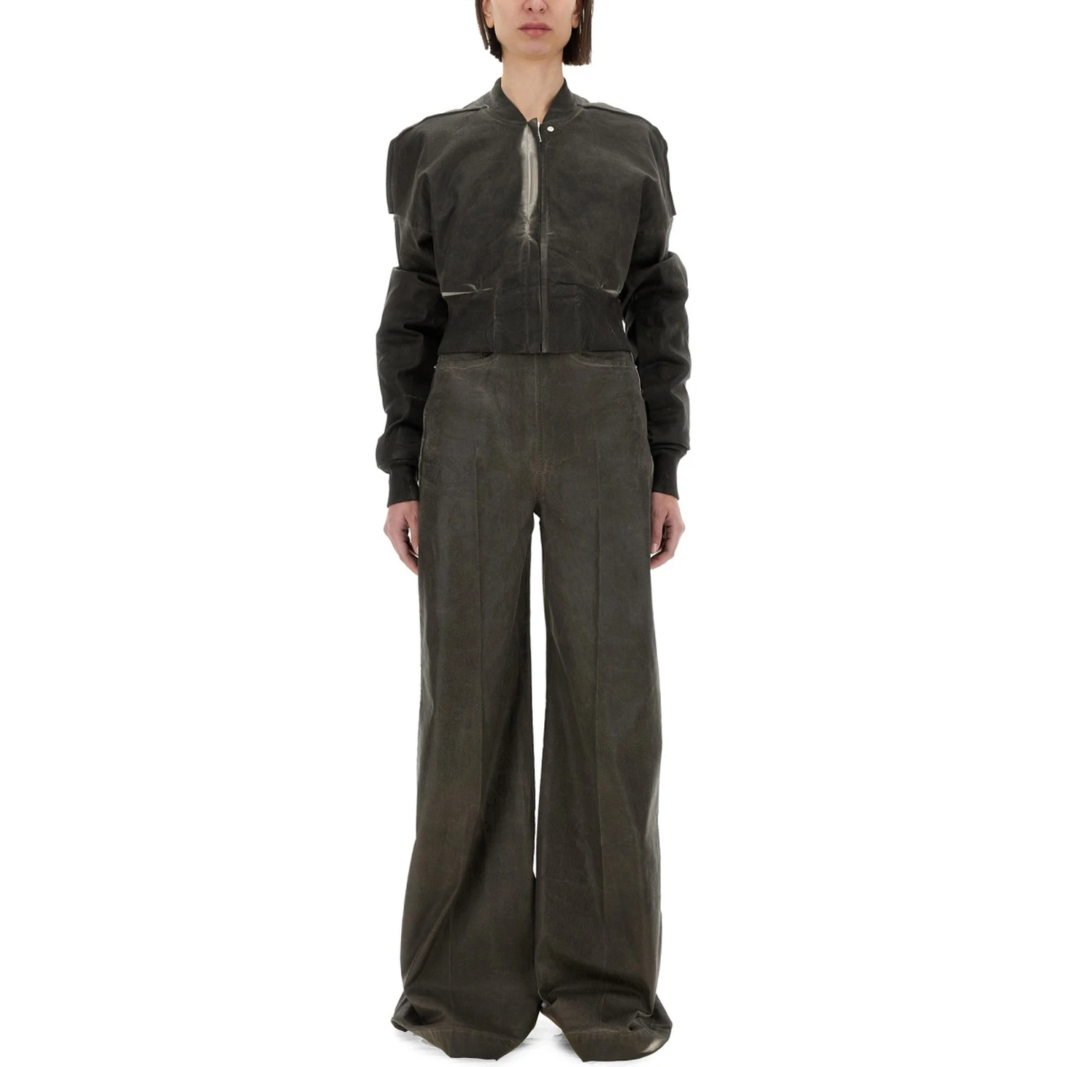 CROPPED BOMBER JACKET "FLIGHT JKT"