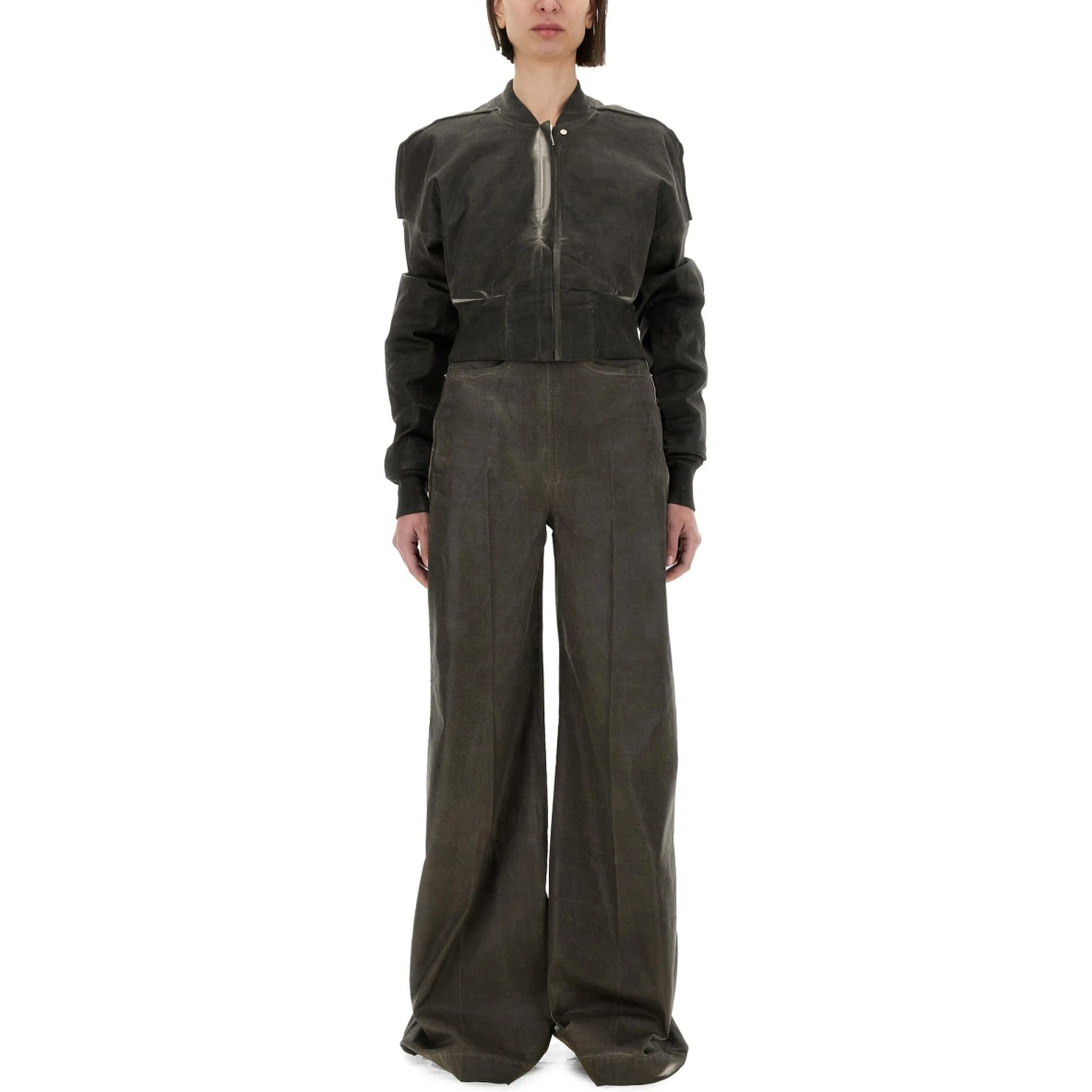 CROPPED BOMBER JACKET "FLIGHT JKT"