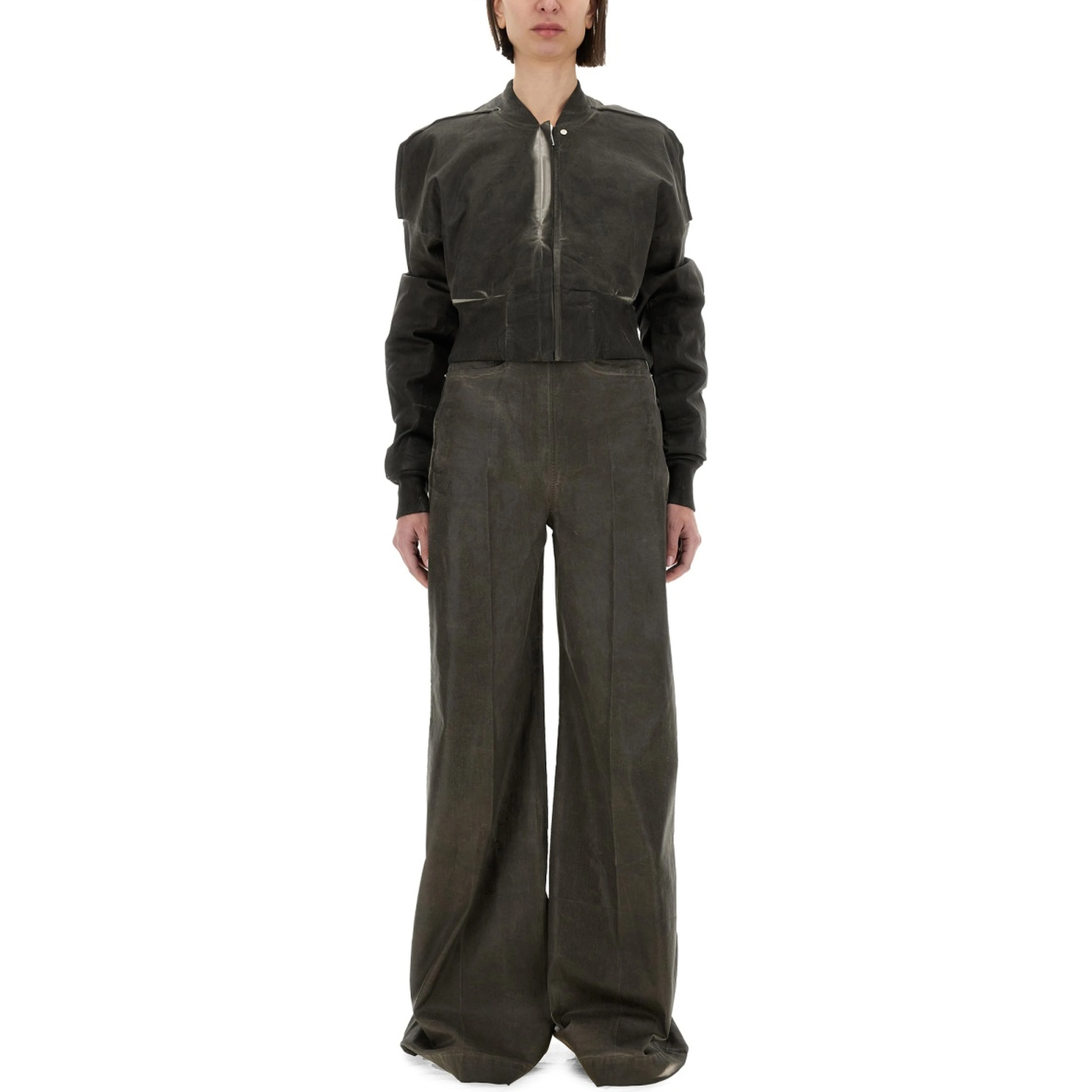 CROPPED BOMBER JACKET "FLIGHT JKT"