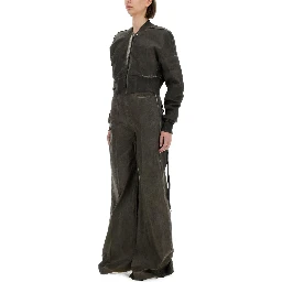 CROPPED BOMBER JACKET "FLIGHT JKT"