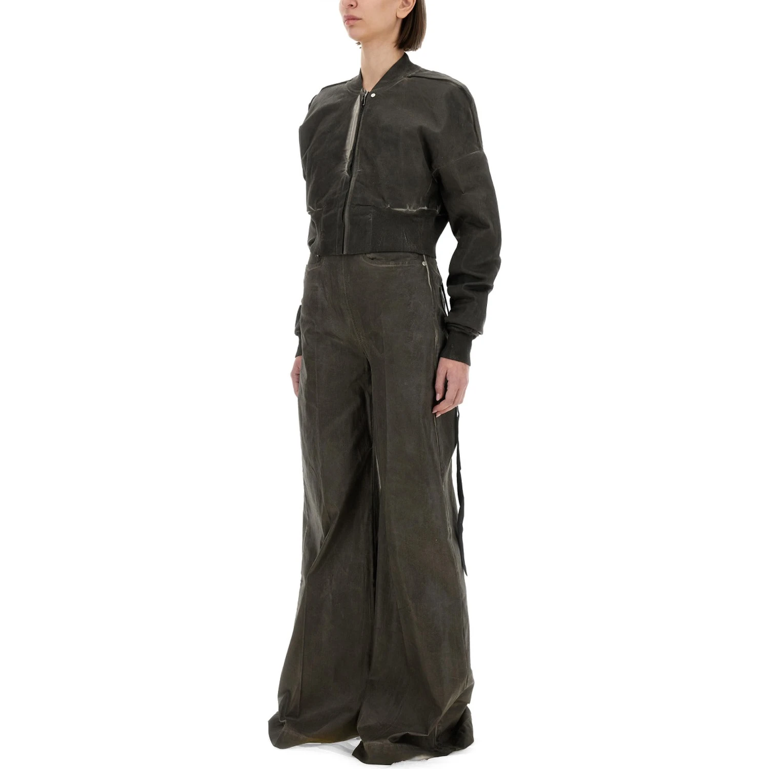 CROPPED BOMBER JACKET "FLIGHT JKT"