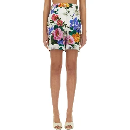 SHORTS WITH FLORAL PRINT